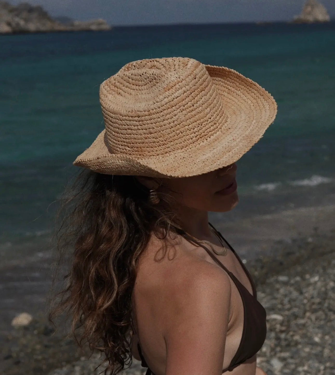 MILLY RAFFIA COWBOY HAT