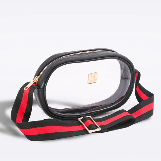 BLACK VINYL ANNIE + BLACK/RED STRAP