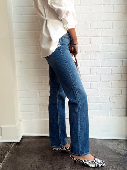 REBEL MID RISE SLIM STRAIGHT