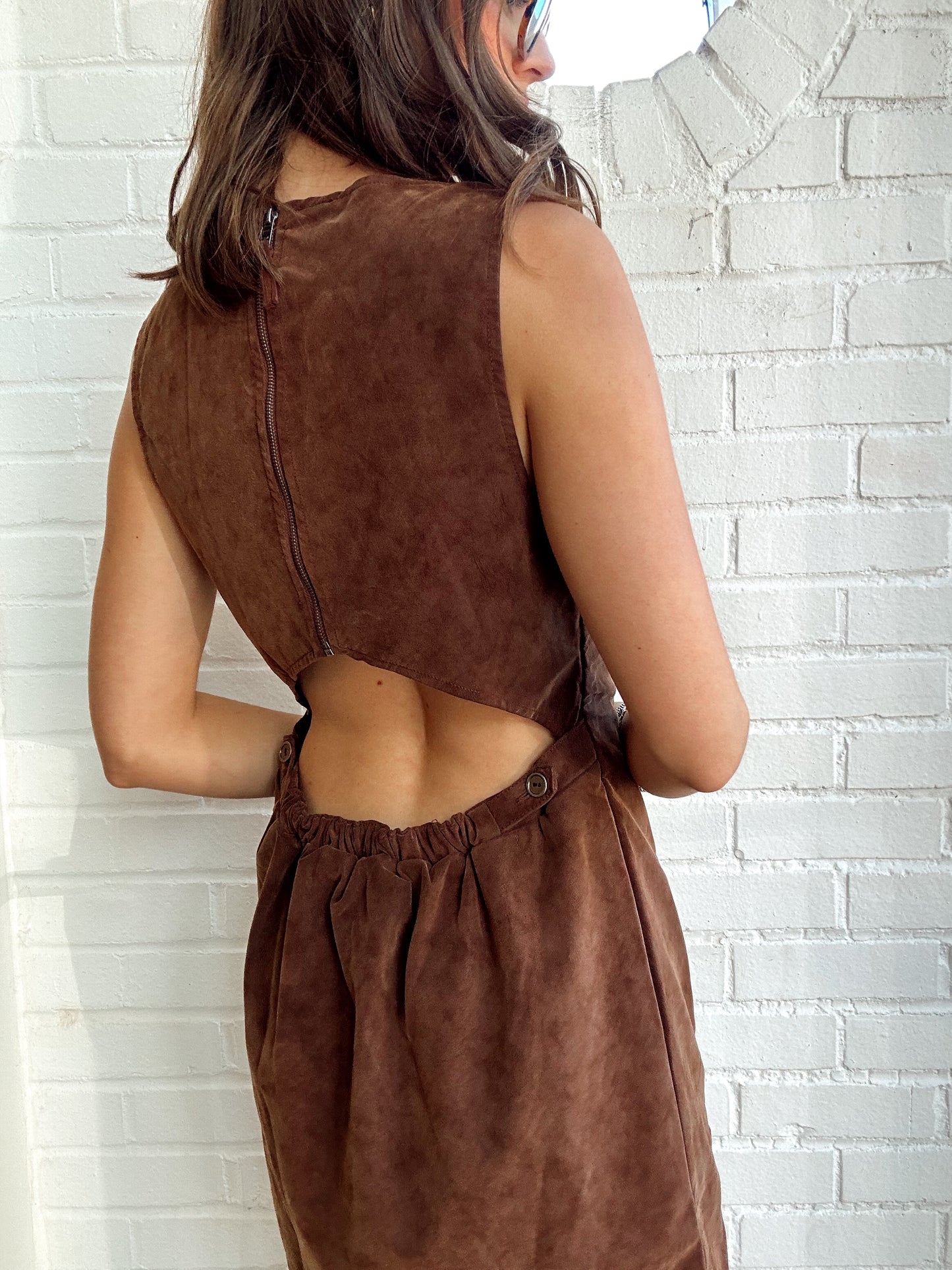 ATLAS SUEDE MINI DRESS