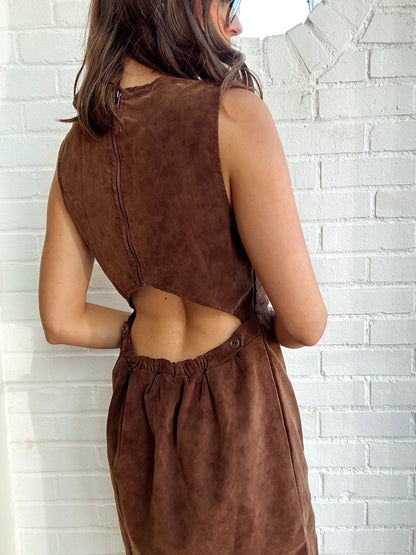 ATLAS SUEDE MINI DRESS