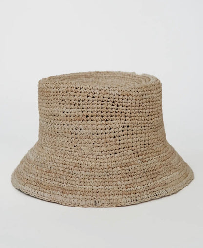 ISLA RAFFIA BUCKET HAT