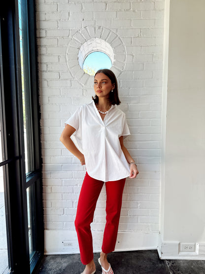 CHARLIE HIGH RISE STRAIGT ANKLE JEAN