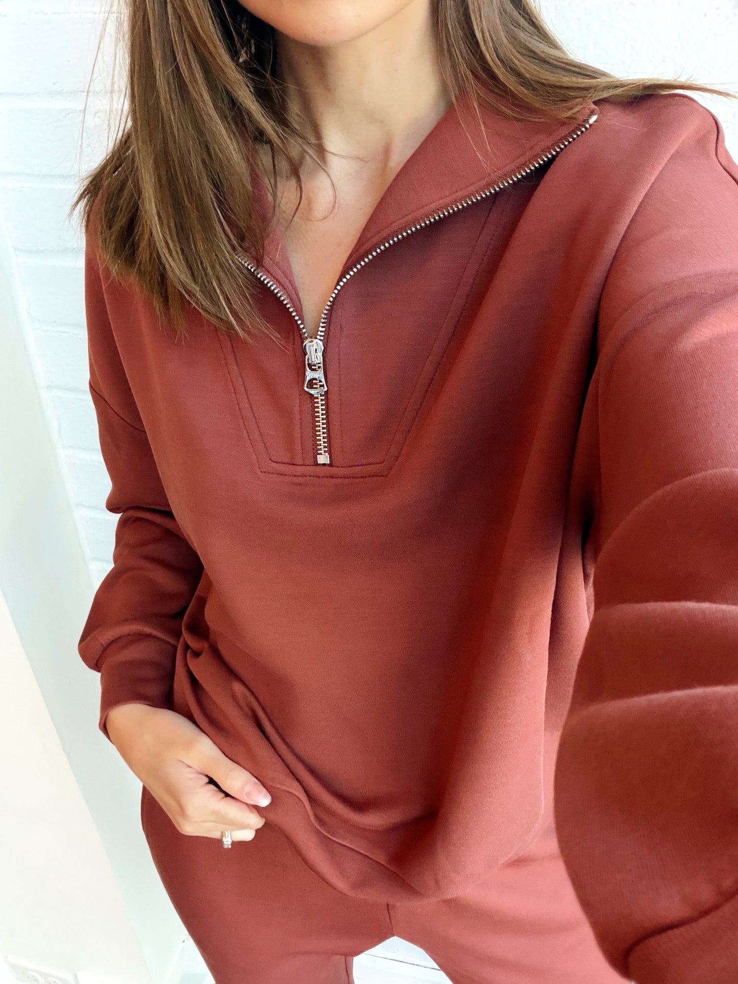 HAWLEY HALF ZIP SWEAT