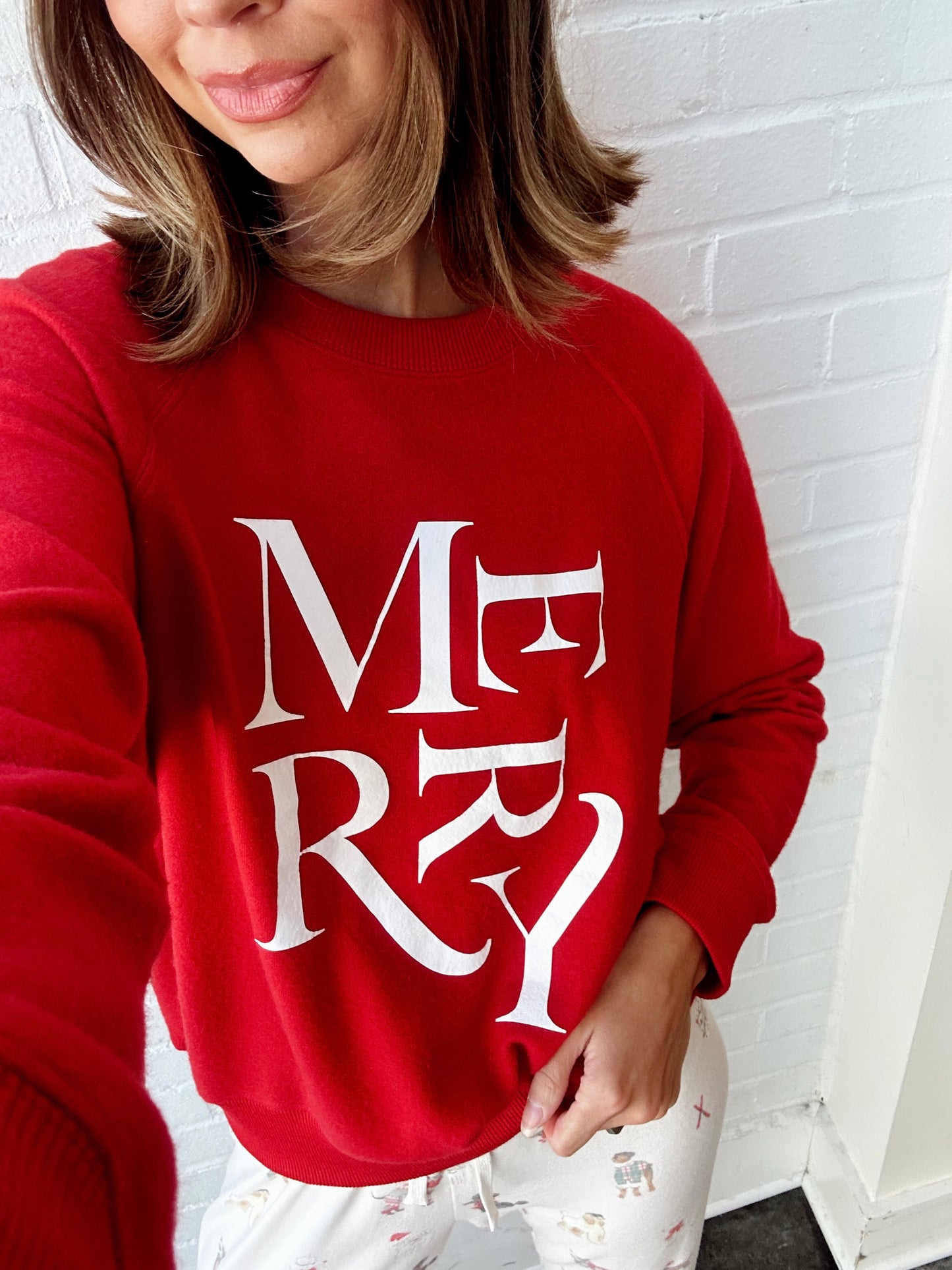 CASSIE MERRY LONG SLEEVE TOP