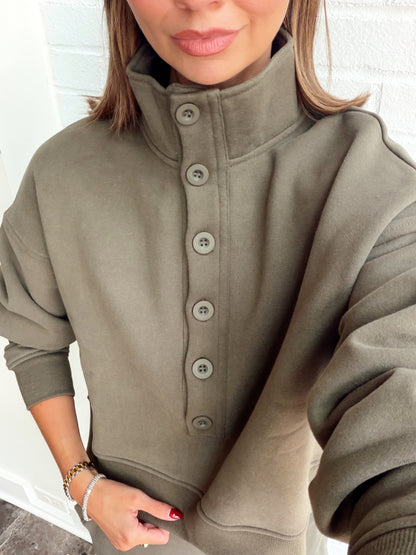 MALTA FLEECE MOCK NECK