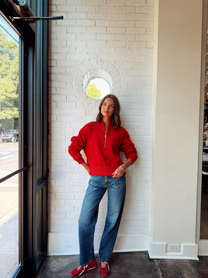 MUMFORD HALF ZIP FLEECE