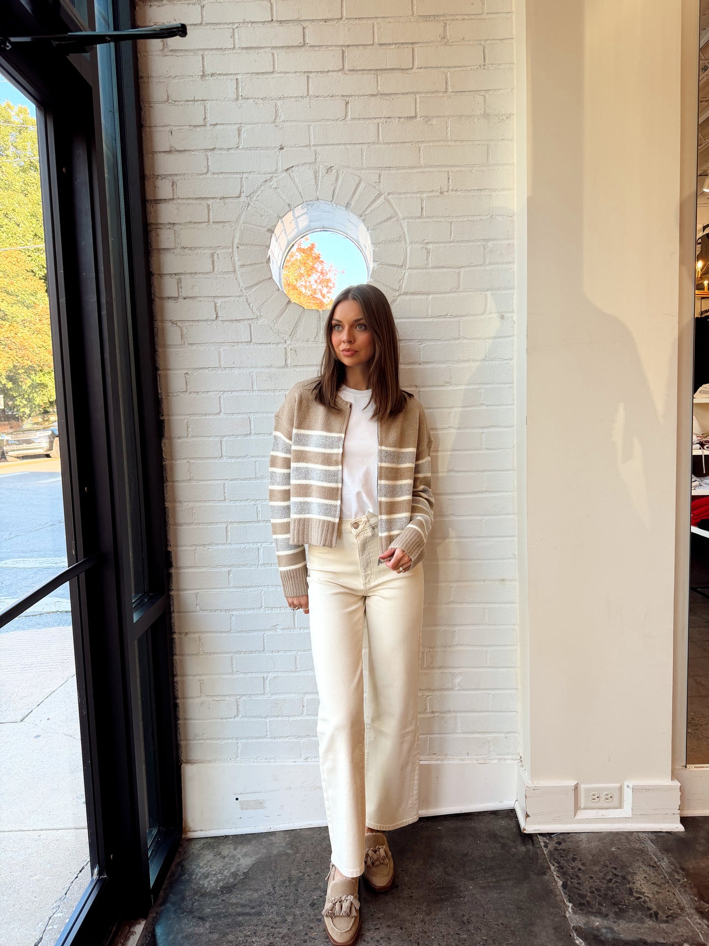 CHIMMY CREWNECK CARDIGAN