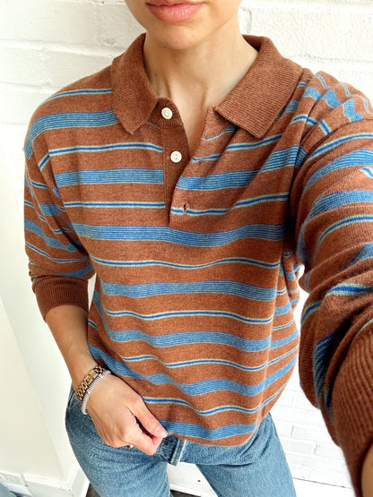 KATHY STRIPE KNIT TOP
