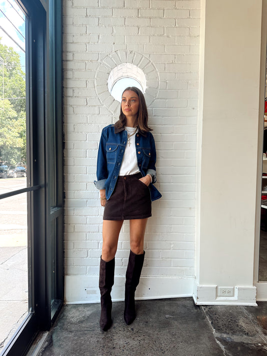 UMA HIGH RISE MINI SKIRT