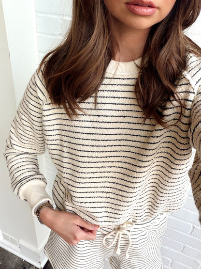 ALEXI FRENCH TERRY LS RAGLAN CREW