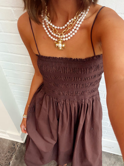 CORNELIA POPLIN MIDI DRESS