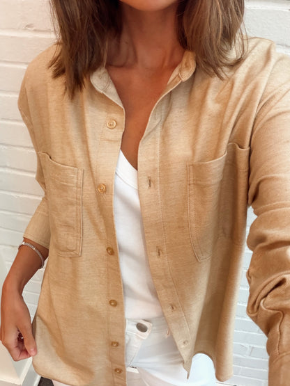 REESE BUTTON UP TOP