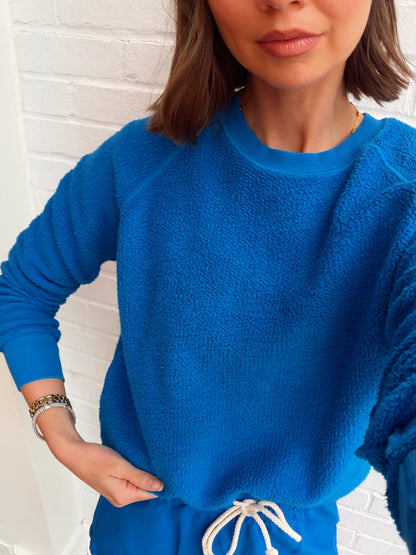 ZIGGY REVERSE FLEECE SHRUNKEN CREW
