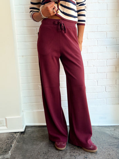 PHILO COZY WAFFLE PULL-ON PANT