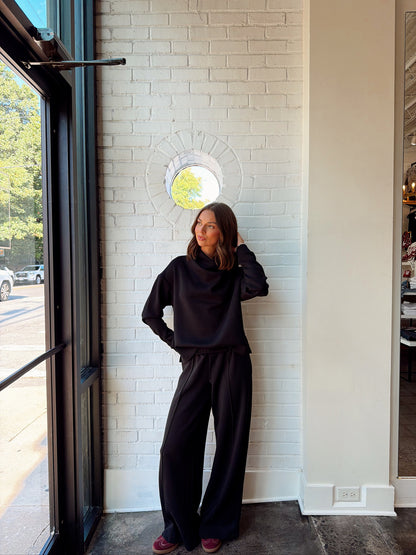 FREIZA SOFT KNIT FUNNEL NECK PULLOVER