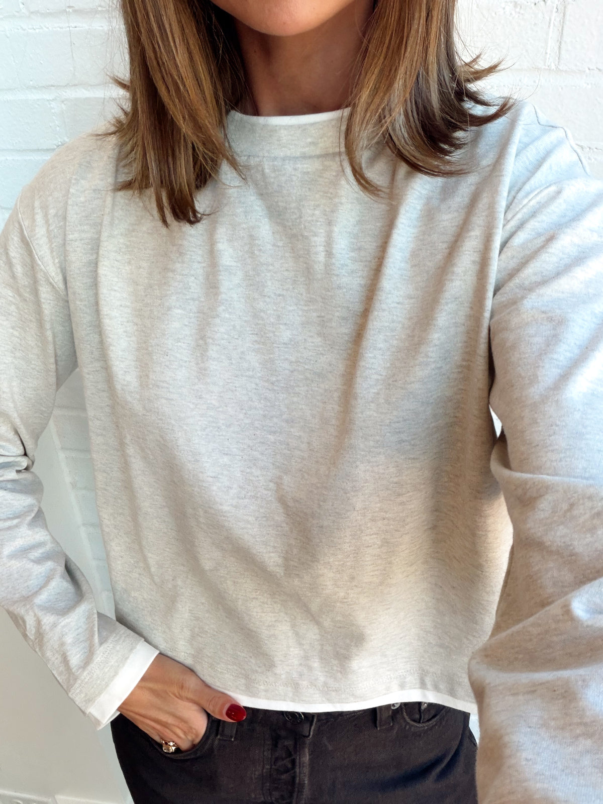 THE LONG SLEEVE LAYERED TEE