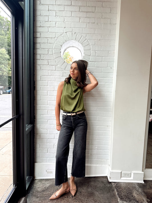 PERCY HIGH NECK BLOUSE