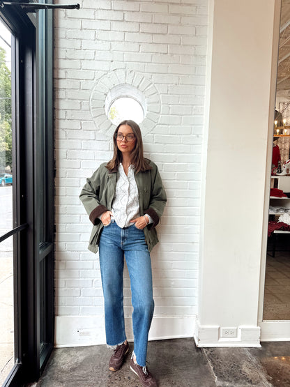 JOCASTA CREW NECK CARDIGAN