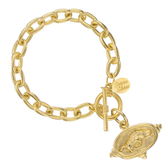 RAZORBACK INTAGLIO BRACELET