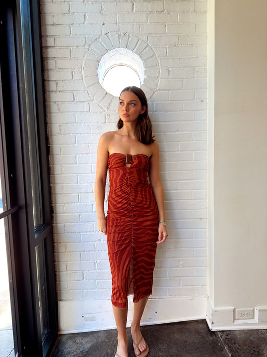 SUZANNE MIDI DRESS