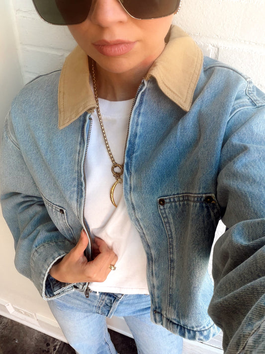 COFFEE RUN DENIM JACKET