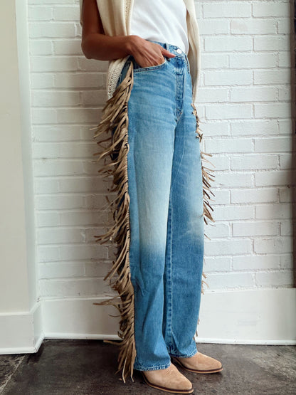 FRINGE HALF-PIPE BUTTON SNEAK