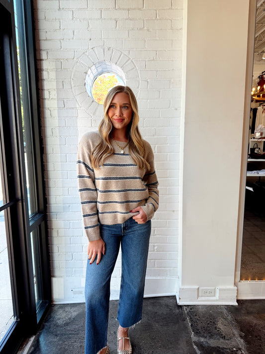 HUDSON STRIPE SWEATER