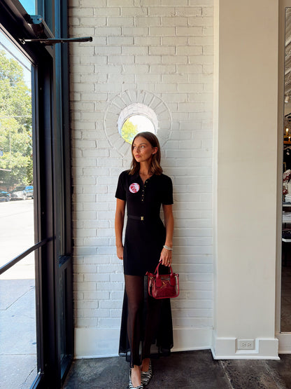 KAHITE KNIT MIDI DRESS