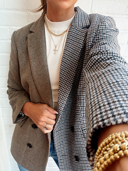 CODY MIXED MINI CHECK BLAZER