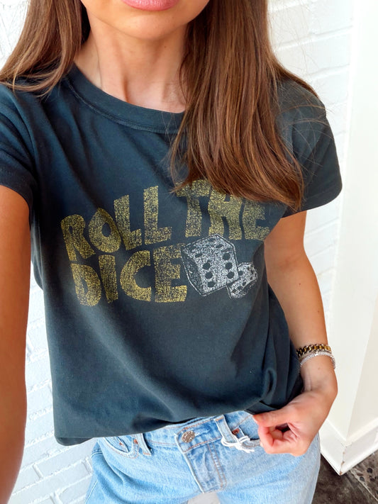 ROLL THE DICE REVERSE GF TEE