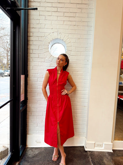 SKYE ZIP FRONT DRESS