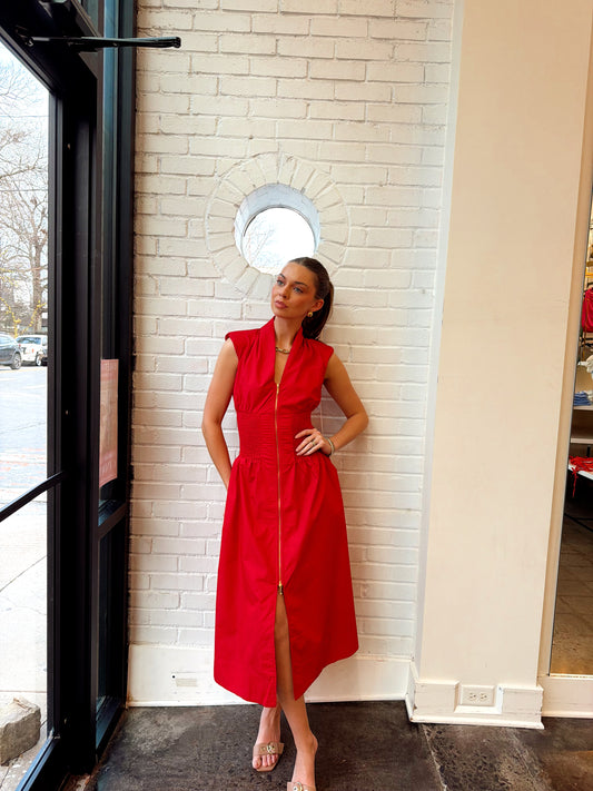 SKYE ZIP FRONT DRESS
