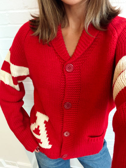 VARSITY "A" CARDIGAN