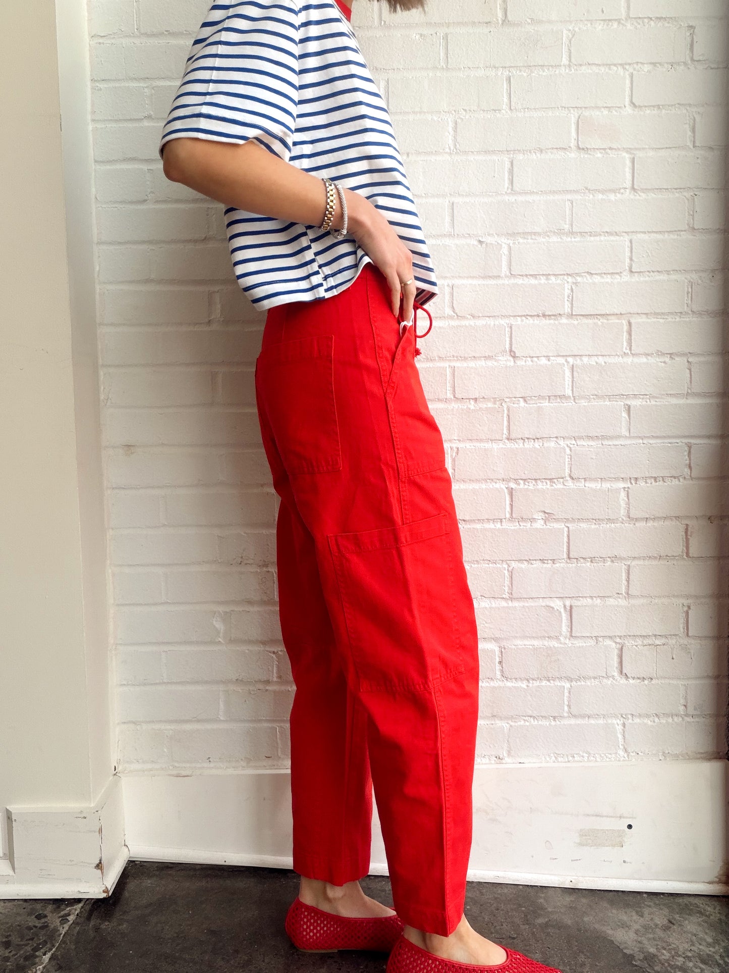 SABRINA CURVED UTILITY PANT