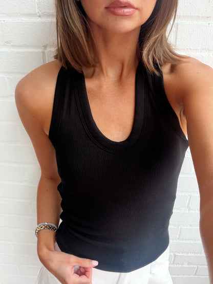 JULES RIBBED HALTER