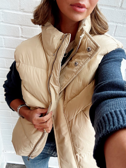 JOSS QUILTED PUFFER VEST