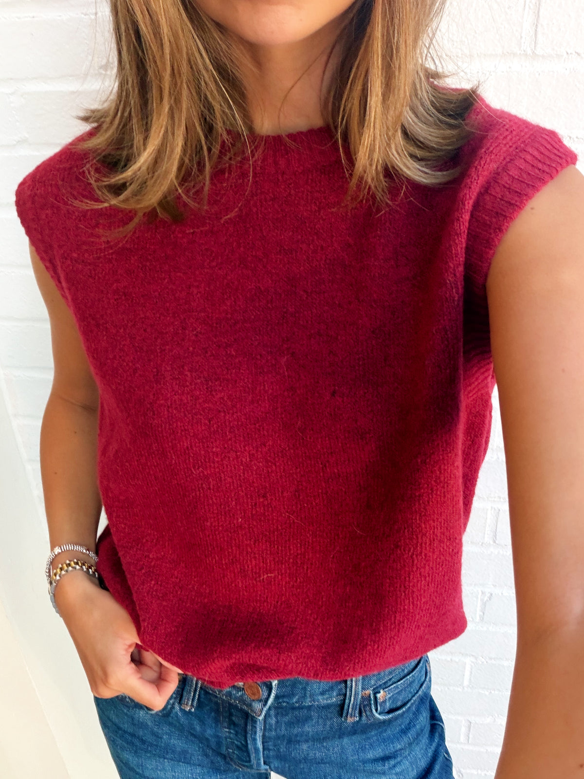 ROSA ESSENTIALS SWEATER VEST