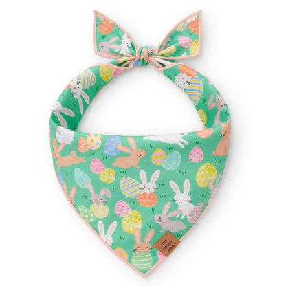 HOPPY EASTER REVERSIBLE DOG BANDANA