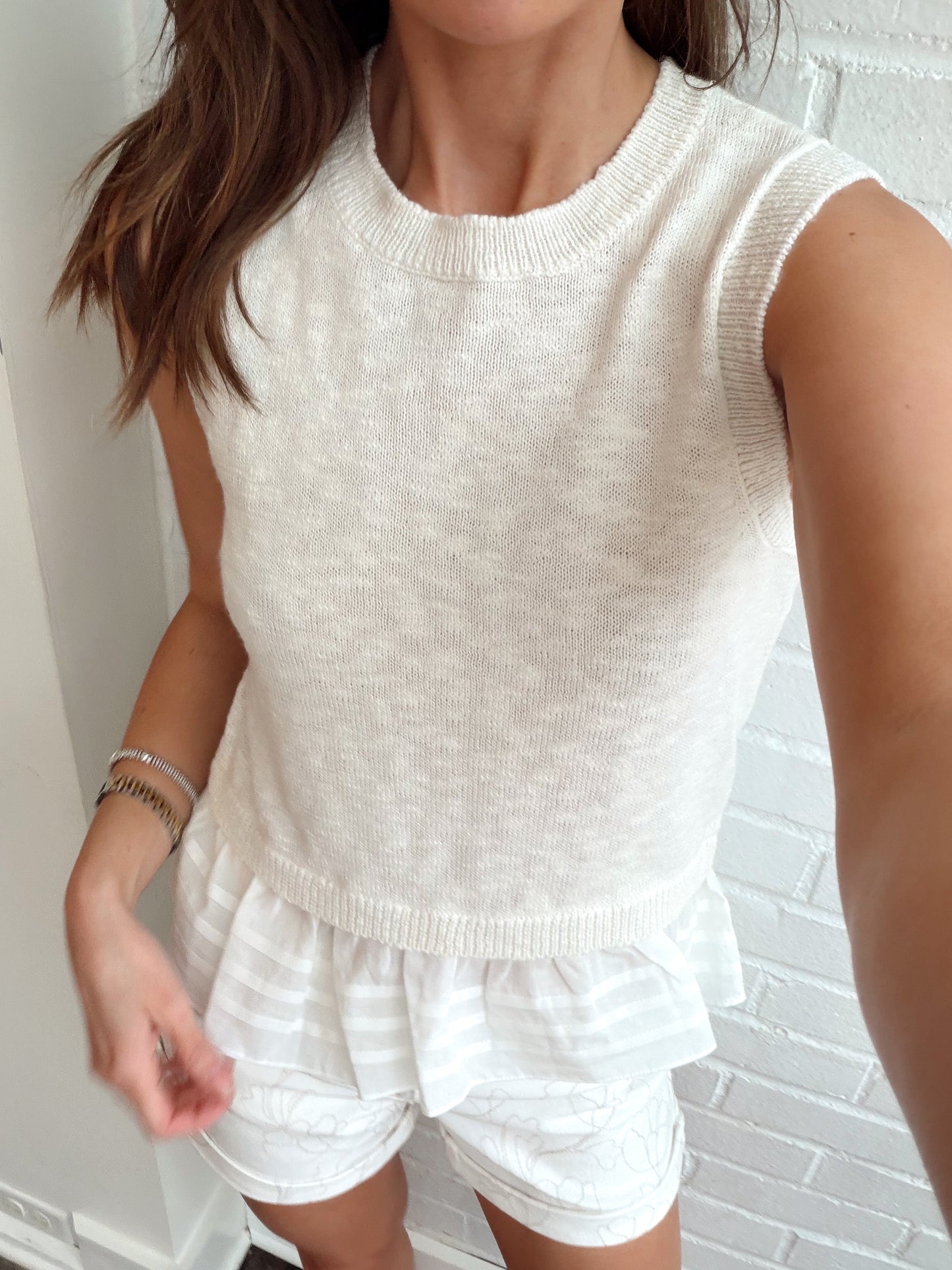 PASCALE COTTON POPLIN TOP