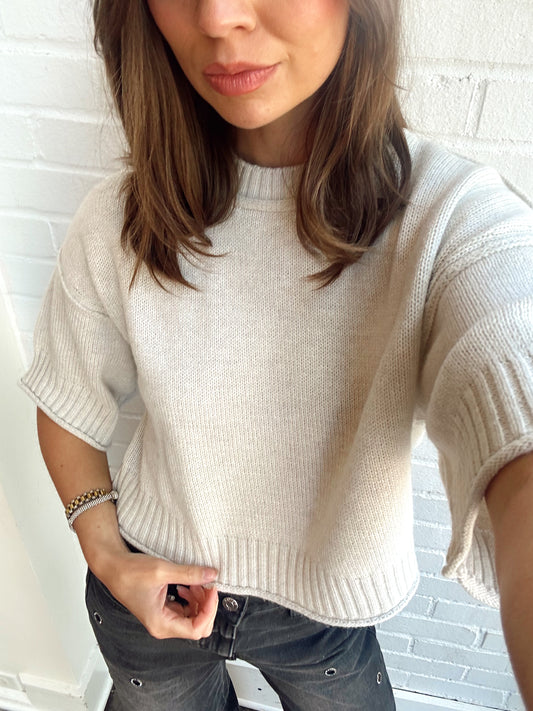 CREWNECK SS SWEATER