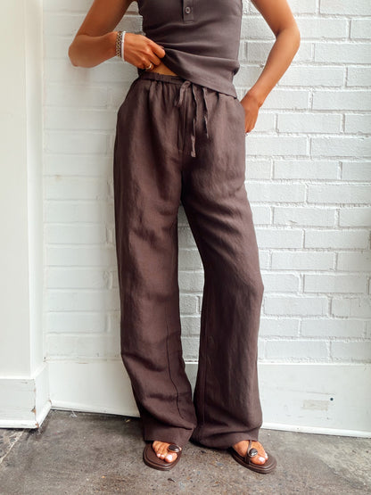 SHORELINE LINEN PANTS
