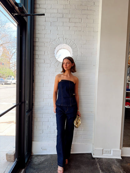 STRETCH TWILL RELAXED PANT- INDIGO