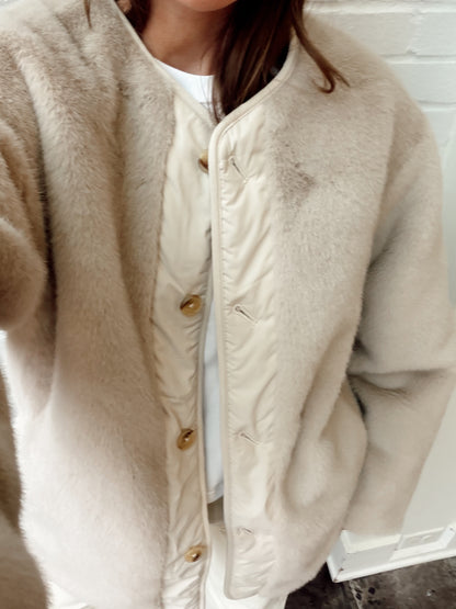 REVERSIBLE FUR LINER JACKET