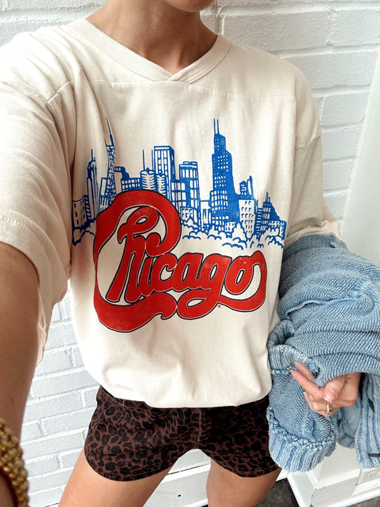 CHICAGO SKYLINE OVERSIZED JERSEY
