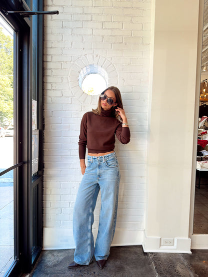 BABYSOFT TURTLENECK PULLOVER SWEATER