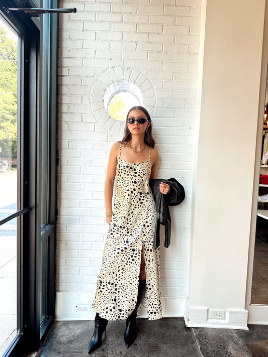 CRYSTAL SAVANNA MIDI DRESS