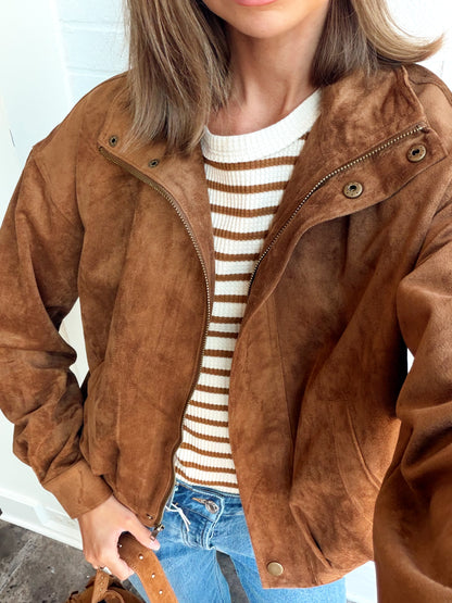 CORIN BUBBLE HEM JACKET