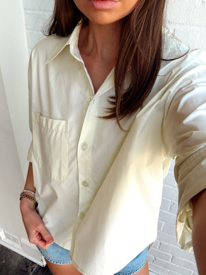 KERLIN CRISP POPLIN HIGH LOW SHIRT