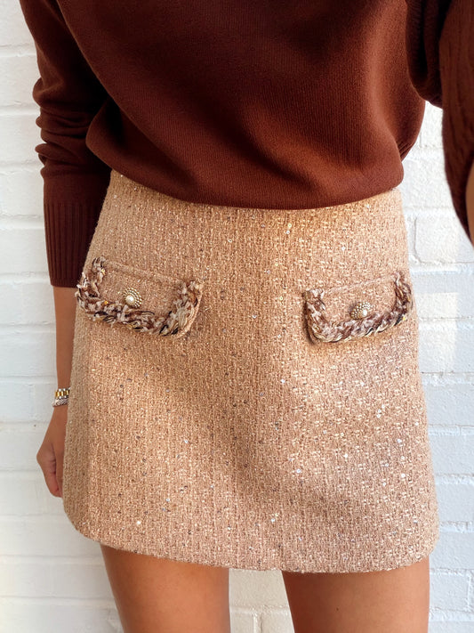 TWEED SKORT